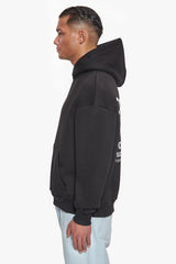 HEAVY OVERSIZE MEMBERS ONLY HOODIE BLACK