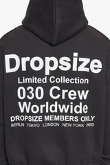 HEAVY OVERSIZE MEMBERS ONLY HOODIE BLACK