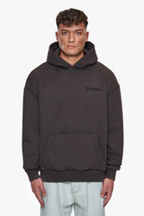 HEAVY OVERSIZE KHEIR HOODIE WASHED BLACK