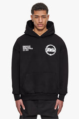 HEAVY OVERSIZE DESIGNED IN BERLIN HOODIE BLACK