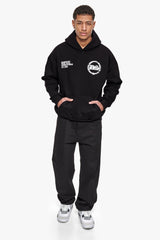 HEAVY OVERSIZE DESIGNED IN BERLIN HOODIE BLACK