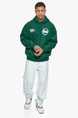 HEAVY OVERSIZE DESIGNED IN BERLIN HOODIE WASHED GREEN