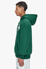 HEAVY OVERSIZE DESIGNED IN BERLIN HOODIE WASHED GREEN