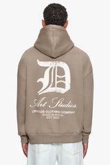 HEAVY OVERSIZE ART STUDIOS HOODIE SIMPLY TAUPE