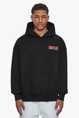 HEAVY OVERZIZE MAKE IT HAPPEN HOODIE BLACK