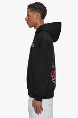 HEAVY OVERZIZE MAKE IT HAPPEN HOODIE BLACK