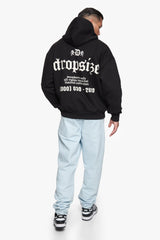 HEAVY OVERSIZE NUMBER HOODIE BLACK