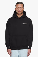 HEAVY OVERSIZE NUMBER HOODIE BLACK
