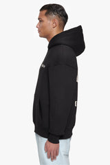 HEAVY OVERSIZE NUMBER HOODIE BLACK