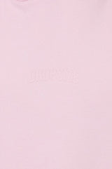 HEAVY OVERSIZE MIDDLE LOGO HOODIE WASHED PINK