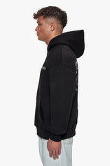 HEAVY OVERSIZE RAISED IN HELL HOODIE BLACK