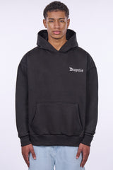 HEAVY OVERSIZE BEST PLACE TO LIVE HOODIE BLACK/BLUE