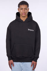 HEAVY OVERSIZE BEST PLACE TO LIVE HOODIE BLACK/PINE