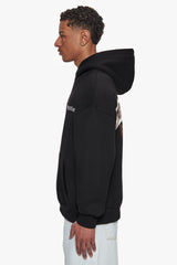 HEAVY OVERSIZE BEST PLACE TO LIVE HOODIE BLACK/ORANGE