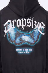 HEAVY OVERSIZE BEST PLACE TO LIVE HOODIE BLACK/BLUE