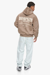 HEAVY OVERSIZE DROPSIZE STUDIOS HOODIE SILVERMINK/COCONUT