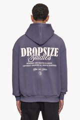 HEAVY OVERSIZE DROPSIZE STUDIOS HOODIE GRANITE