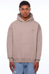 HEAVY LOOSE FIT HOODIESIMPLY TAUPE