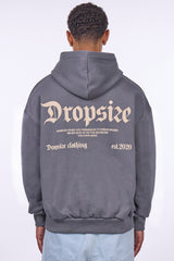 HEAVY OVERSIZE PERMISSION HOODIE GREY