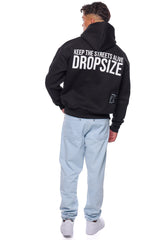 HEAVY OVERSIZE STREETS HOODIE BLACK