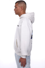 HEAVY OVERSIZE LOST BUTTERFLY HOODIE SNOW WHITE