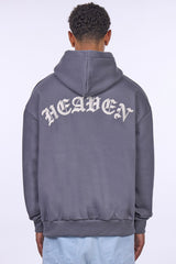 HEAVY OVERSIZE HEAVEN HOODIE GREY
