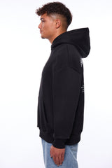 HEAVY OVERSIZE ACHIEVE ANYTHING HOODIE BLACK