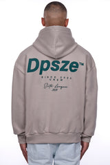 HEAVY OVERSIZE ELITE LEAGUE HOODIE STONE