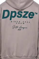 HEAVY OVERSIZE ELITE LEAGUE HOODIE STONE