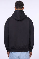 HEAVY OVERSIZE LOUD PARADISE HOODIE BLACK