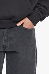 LOOSE FIT CHARCOAL JEANS