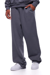 OPEN LEG JOGGER STEEL GREY