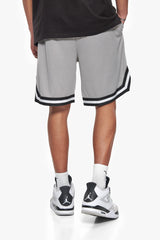 LOGO MESH SHORT LIGHT GREY