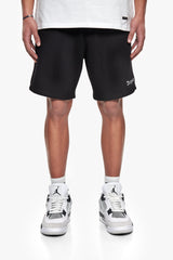HEAVY EMBO SWEATSHORTS BLACK