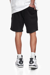 HEAVY EMBO SWEATSHORTS BLACK
