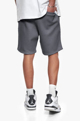 HEAVY EMBO SWEATSHORTS LIGHT GREY