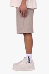 SIDE RIB SHORTS SIMPLY TAUPE