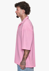 PLISSEE SUMMER SHIRT PINK