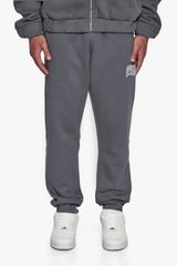 HEAVY  MIRRORED LOGO JOGGER GREY