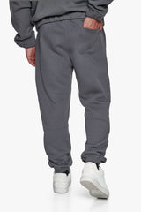 HEAVY  MIRRORED LOGO JOGGER GREY