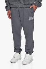 HEAVY  MIRRORED LOGO JOGGER GREY
