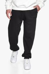 HEAVY NEXT GEN LOGO PRINT JOGGER BLACK
