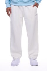 STRAIGHT LEG JOGGER CREAM WHITE