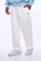 STRAIGHT LEG JOGGER CREAM WHITE