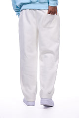 STRAIGHT LEG JOGGER CREAM WHITE