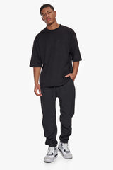 LICRA TRACK PANTS BLACK