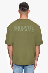 HEAVY OVERSIZE HD PRINT T-SHIRT OLIVE