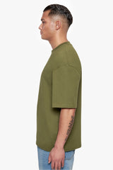 HEAVY OVERSIZE HD PRINT T-SHIRT OLIVE