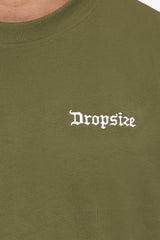 HEAVY OVERSIZE EMBO T-SHIRT OLIVE