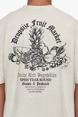 HEAVY OVERSIZE FRUIT MARKET T-SHIRT COCONUT MILK